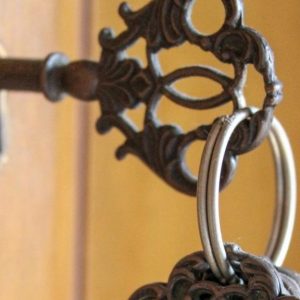 Alter Schlüssel am Schlüsselbund